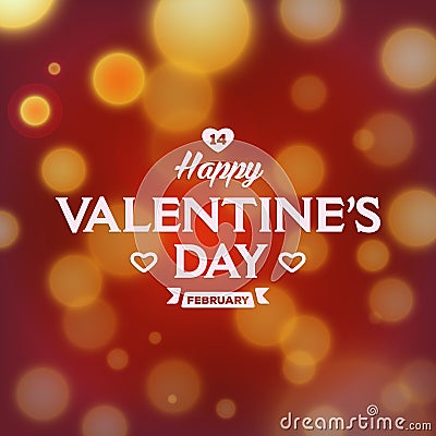 Valentines greeting card with abstract background Stock Photo