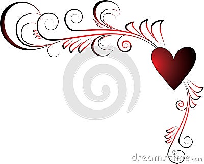 Valentines heart Vector Illustration