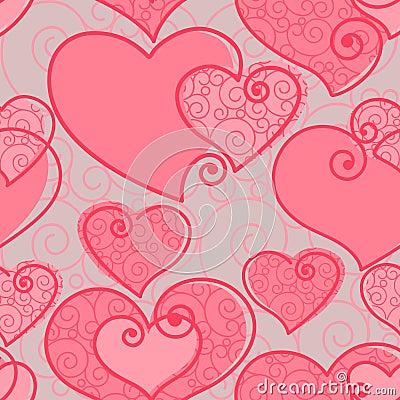 Valentines wallpaper Vector Illustration