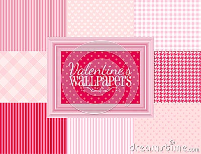 Valentines Wallpapers Stock Photo