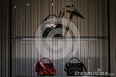 Valentino luxury and fashionable handbags Editorial Stock Photo