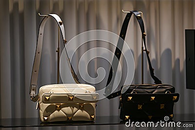 Valentino luxury and fashionable handbags Editorial Stock Photo