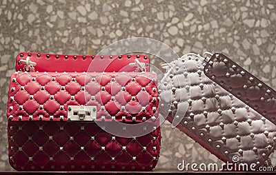 Luxury Hand bags valentino Editorial Stock Photo