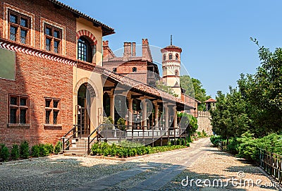 Valentino park in Turin, Italy. Stock Photo