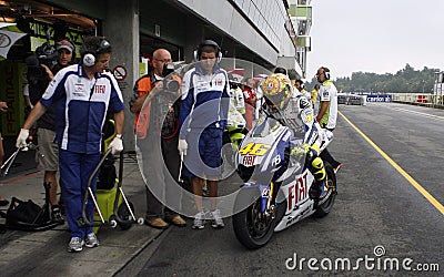 Valentino Rossi leaves for Ducati Editorial Stock Photo