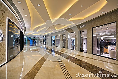 Valentino store in Hong Kong Editorial Stock Photo