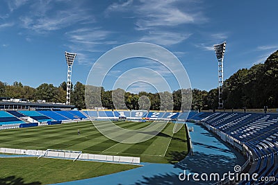 Valeriy Lobanovskyi Dynamo Stadium in Kiev, Ukraine Editorial Stock Photo