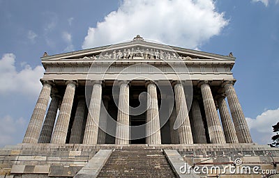 Valhalla temple Stock Photo