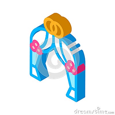Valise And Airplane Honeymoon Trip Vector Icon Vector Illustration