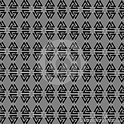 Valknut vector pattern, Vector Illustration