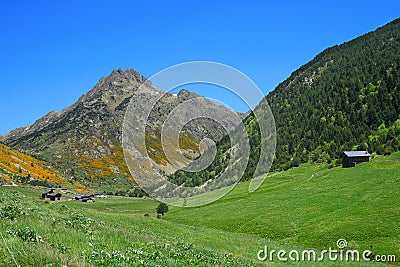 Vall d'Incles (Andorra) Stock Photo