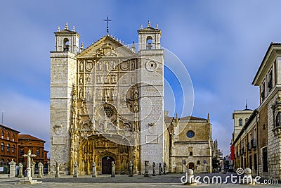 San Pable Church Valladolid Spain Stock Photo
