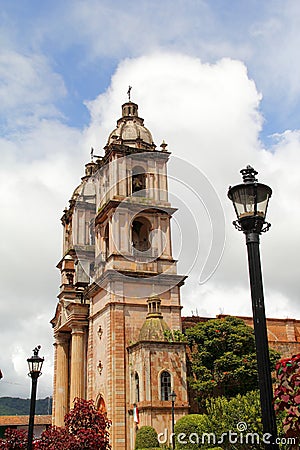 Valle de bravo church in mexico I Stock Photo