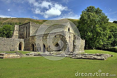 Valle Crucis Abbey Stock Photo