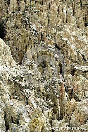 Valle de la Luna, Bolivia Stock Photo