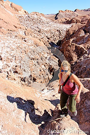 Valle de la Luna chile Stock Photo