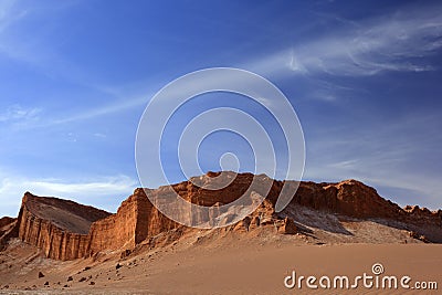 Valle de la Luna, San Pedro De Atacama, Chile Stock Photo