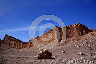 Valle de la Luna, San Pedro De Atacama, Chile Stock Photo