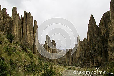 Valle de las Animas near La Paz Stock Photo