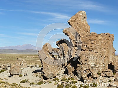 Valle de Rocas, Altiplano, Bolivia Stock Photo