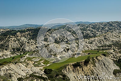 Valle dei Calanchi, Italy Stock Photo