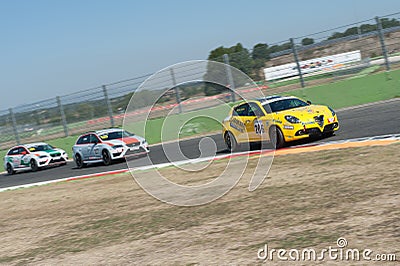 Vallelunga, Rome, Italy. September 4th 2016. Italian Touring Championship Editorial Stock Photo