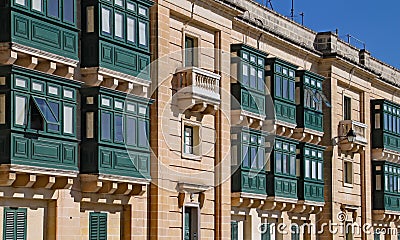 VALLETTA, MALTA - NOVEMBER 10TH 2019: Harbour cruise vessel sails from Sliema on a round the island of Malta trip Editorial Stock Photo