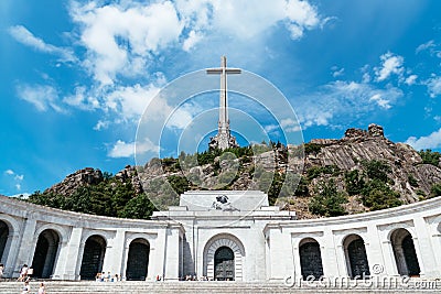 Valley of the Fallen in Spain Editorial Stock Photo