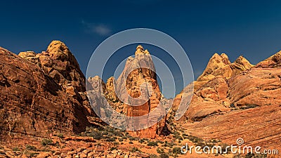 Valley of Fire Stock Photo