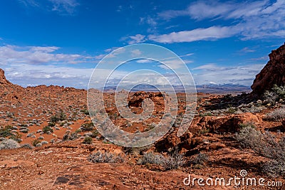 Valley of Fire State Park in Nevada Stock Photo