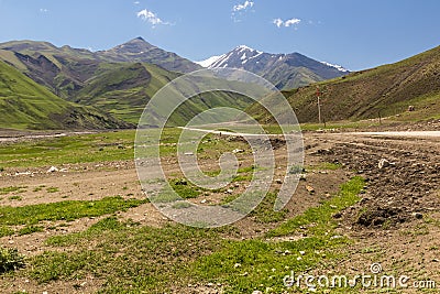 Valley of Gudiyalchay river, Azerbaij Stock Photo