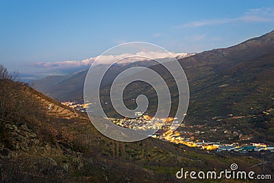 Valley of the Jerte, CÃ¡ceres, Spain Stock Photo