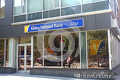 Valley National Bank Editorial Stock Photo