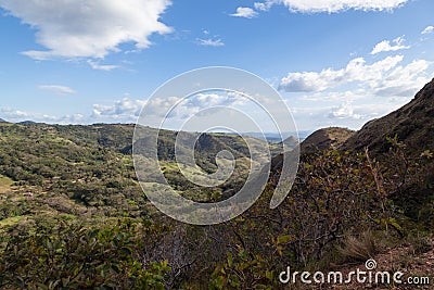 Valley views in Guanacaste, Costa Rica Stock Photo