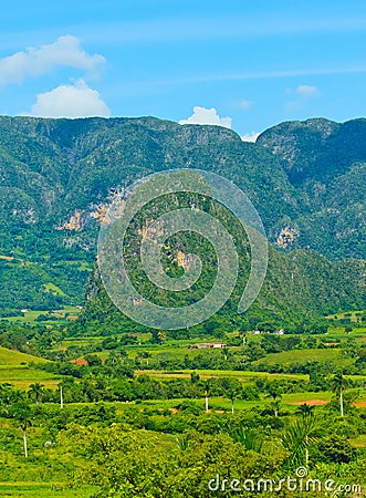 The Valley of Vinales in Cuba Stock Photo