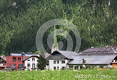 Valley Zillertal. Mayrhofen. Tirol. Austria Stock Photo