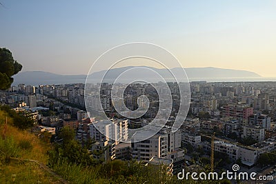 Valona panorama Albainia Editorial Stock Photo