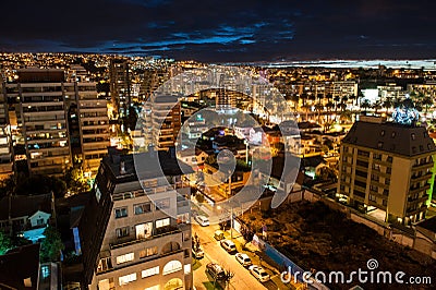 Valparaiso aerial shot Stock Photo