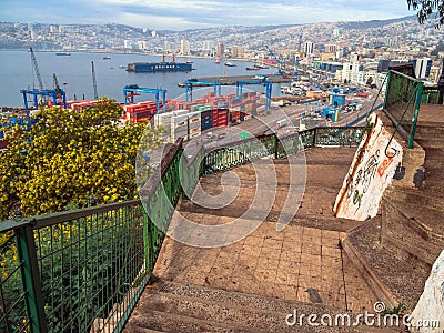 Valparaiso, Chile Editorial Stock Photo