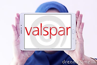 Valspar company logo Editorial Stock Photo