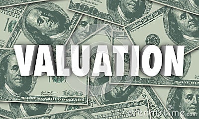 Valuation Money Background Company Business Worth Stock Photo