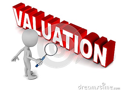 Valuation Stock Photo