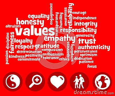 Values Stock Photo
