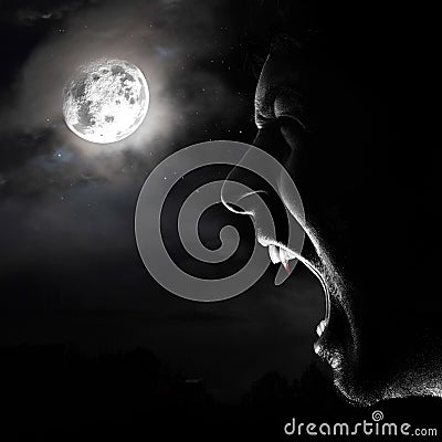 Vampire night Stock Photo