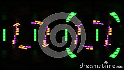 360 van de de disconachtclub van VR Kleurrijke van de de dansvloer van het de muur lichte net vj lijn als achtergrond vector illustratie 360 van de de disconachtclub van VR Kleurrijke van de de dansvloer van het de muur lichte net vj lijn als achtergrond vector illustratie