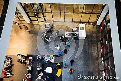 Van Gogh Museum birdview Editorial Stock Photo