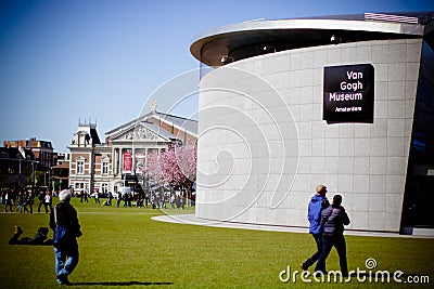 Van Gogh Museum Amsterdam Building Editorial Stock Photo