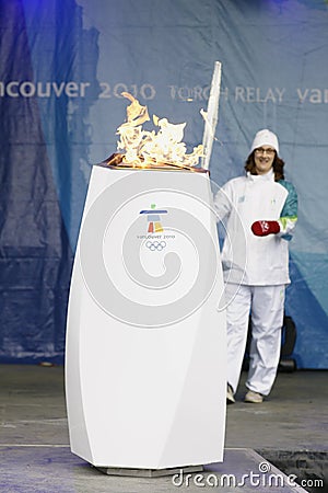 Vancouver 2010 Torch Relay Editorial Stock Photo