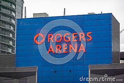 Rogers Arena a versatile venue that hosts both the Vancouver Canucks and the Editorial Stock Photo