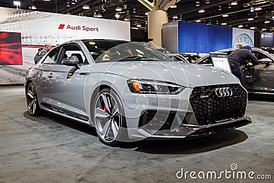 Vancouver, Canada - March 2018 : Audi RS5 Editorial Stock Photo
